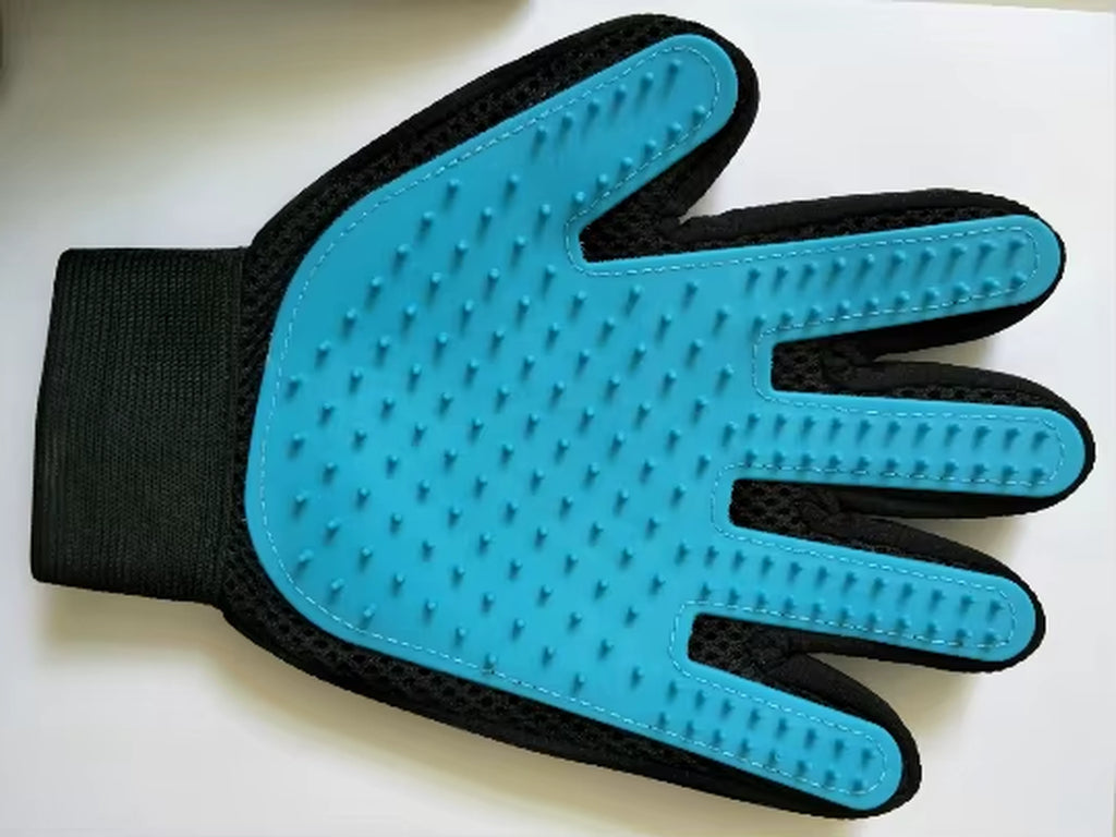 Pet Grooming Glove Cat Hair Removal Mitts De-Shedding Brush Combs for Dog Horse Massage Supplies Accessoies