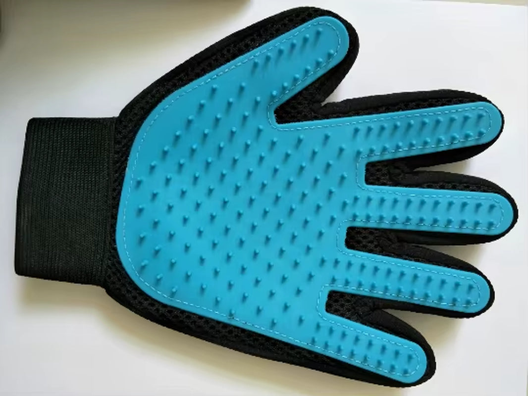 Pet Grooming Glove Cat Hair Removal Mitts De-Shedding Brush Combs for Dog Horse Massage Supplies Accessoies