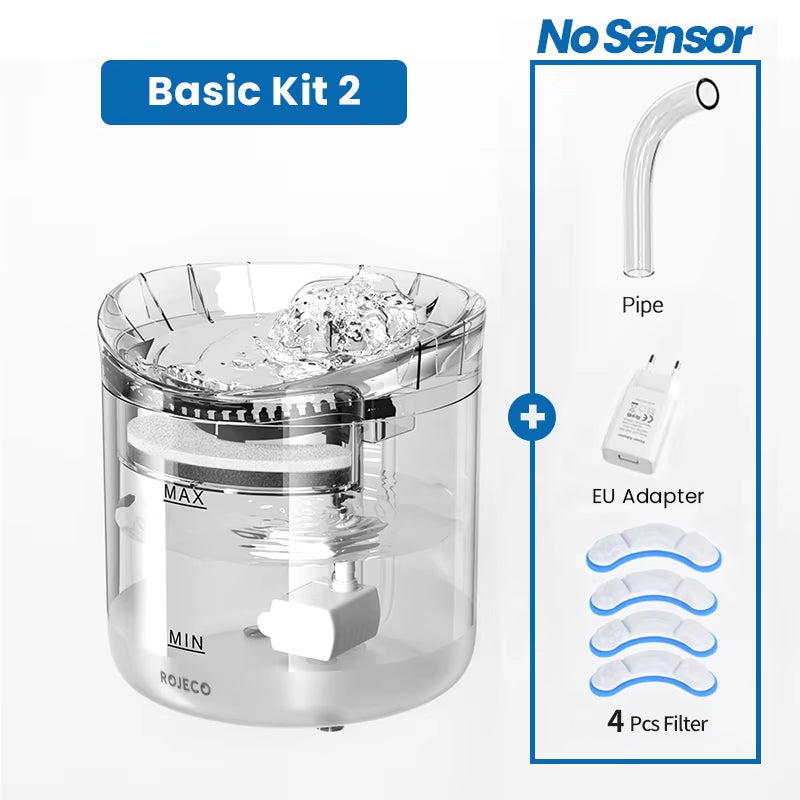 Cat Water Fountain Automatic Pet Water Dispenser Pet Smart Drinker for Cats Auto Sensor Cat Drinking Fountain Accessories