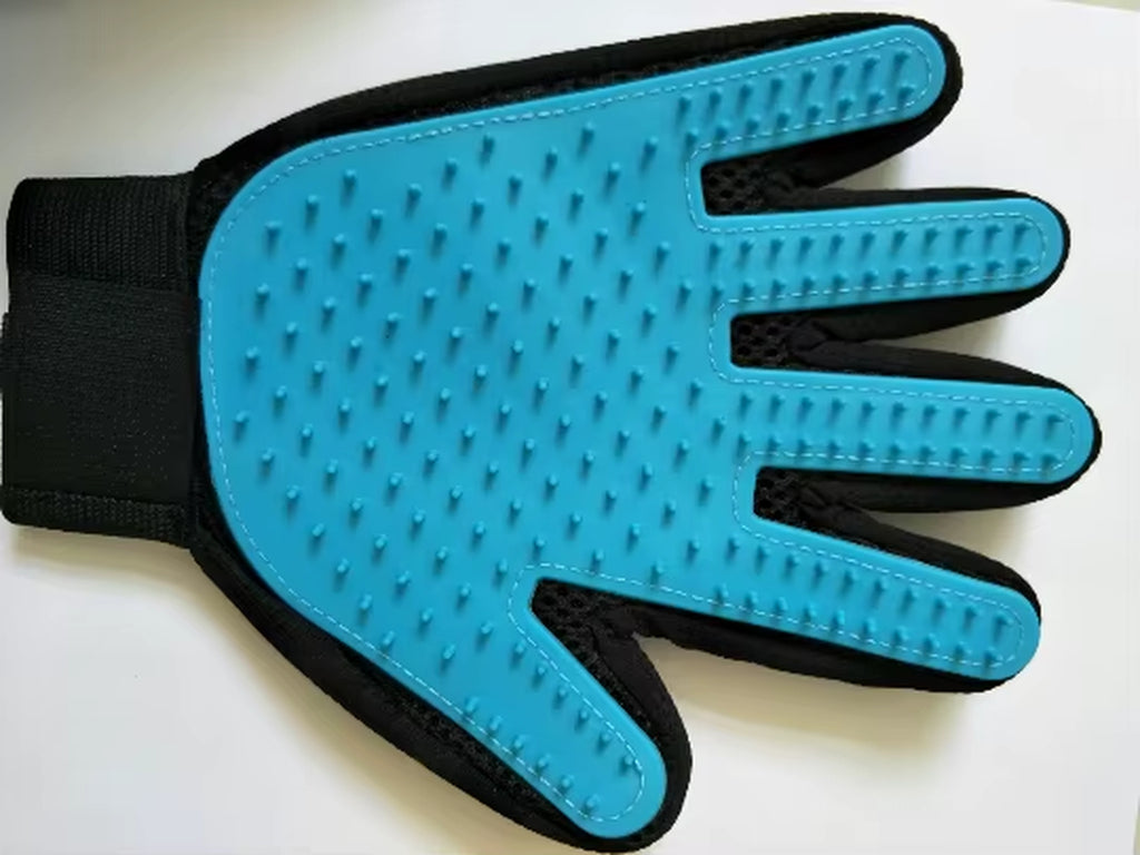 Pet Grooming Glove Cat Hair Removal Mitts De-Shedding Brush Combs for Dog Horse Massage Supplies Accessoies