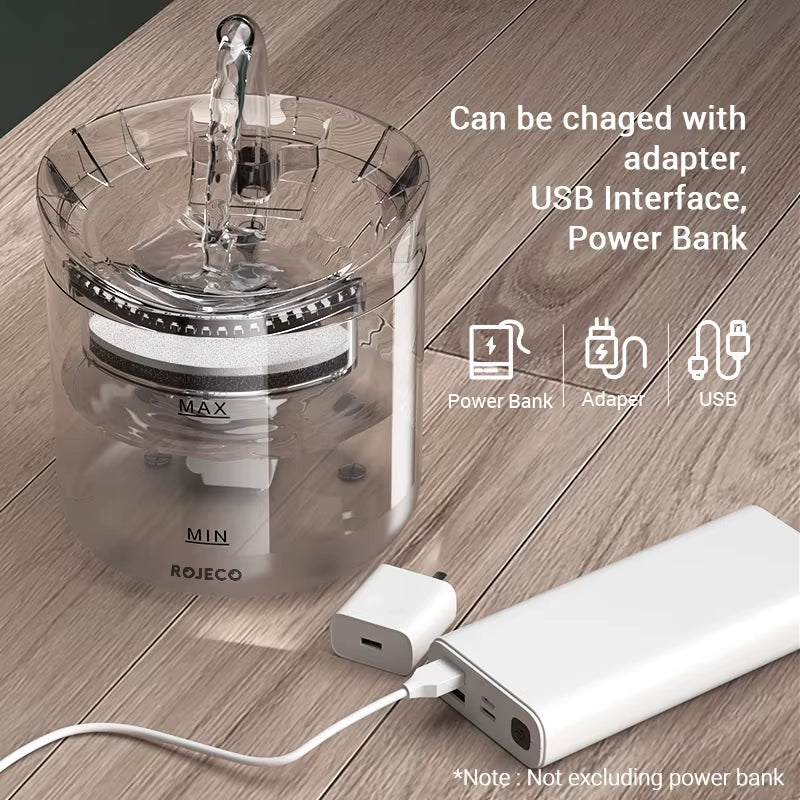 Cat Water Fountain Automatic Pet Water Dispenser Pet Smart Drinker for Cats Auto Sensor Cat Drinking Fountain Accessories