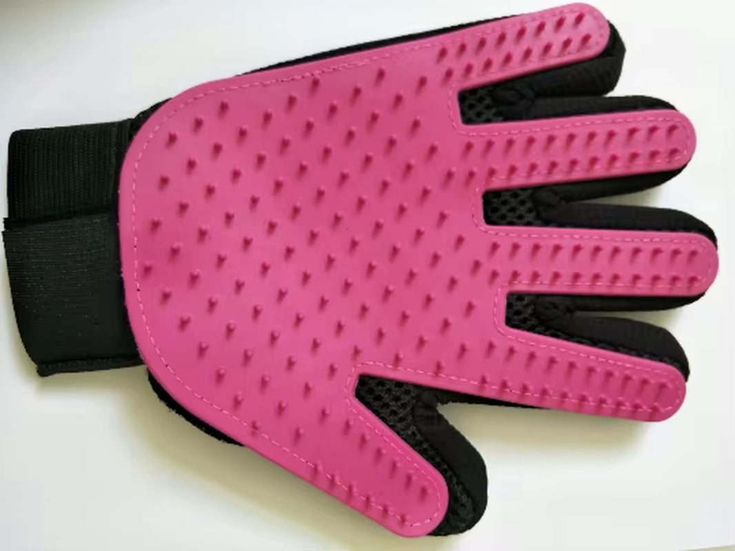 Pet Grooming Glove Cat Hair Removal Mitts De-Shedding Brush Combs for Dog Horse Massage Supplies Accessoies