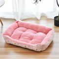 Classical Pet Mat Fashion Dog Kennel Bed House Breathable Cotton Soft Cat Nest Dog Warm Bed for Small Medium Dog