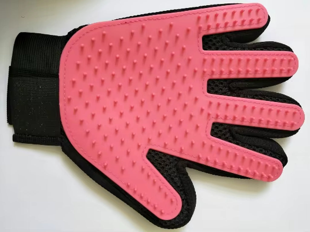 Pet Grooming Glove Cat Hair Removal Mitts De-Shedding Brush Combs for Dog Horse Massage Supplies Accessoies