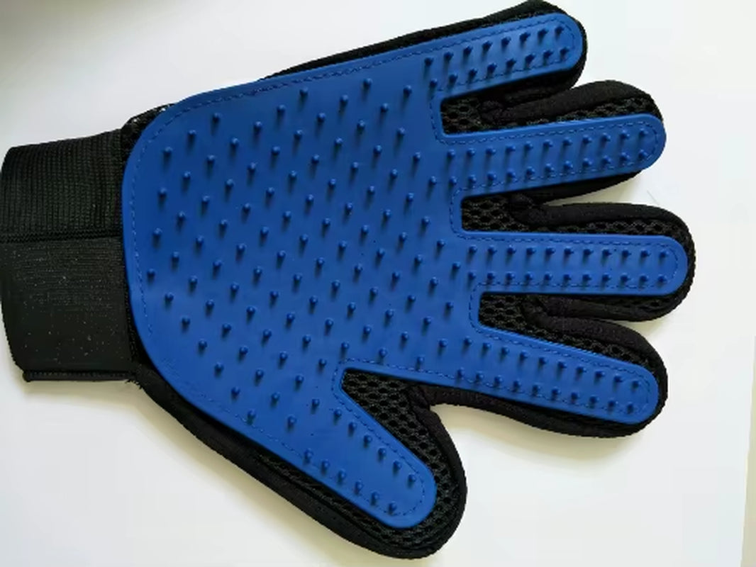 Pet Grooming Glove Cat Hair Removal Mitts De-Shedding Brush Combs for Dog Horse Massage Supplies Accessoies