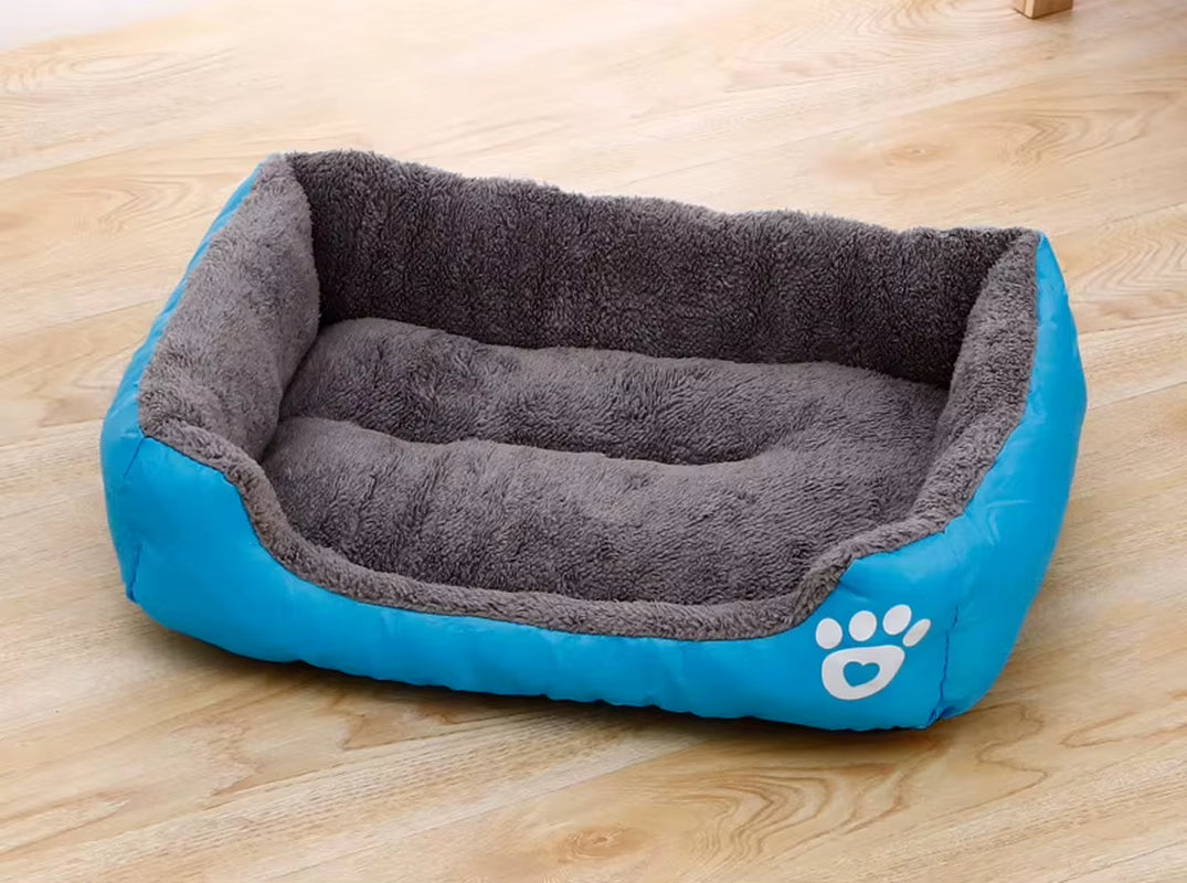 Classical Pet Mat Fashion Dog Kennel Bed House Breathable Cotton Soft Cat Nest Dog Warm Bed for Small Medium Dog