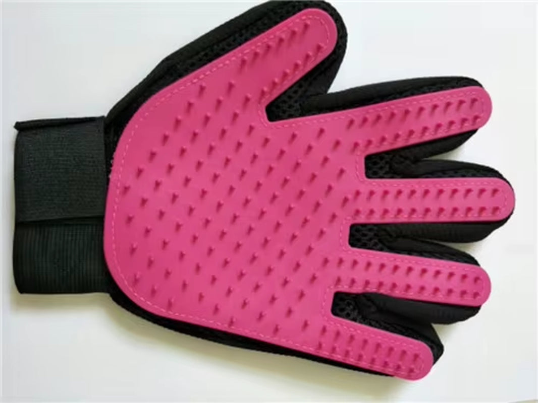 Pet Grooming Glove Cat Hair Removal Mitts De-Shedding Brush Combs for Dog Horse Massage Supplies Accessoies