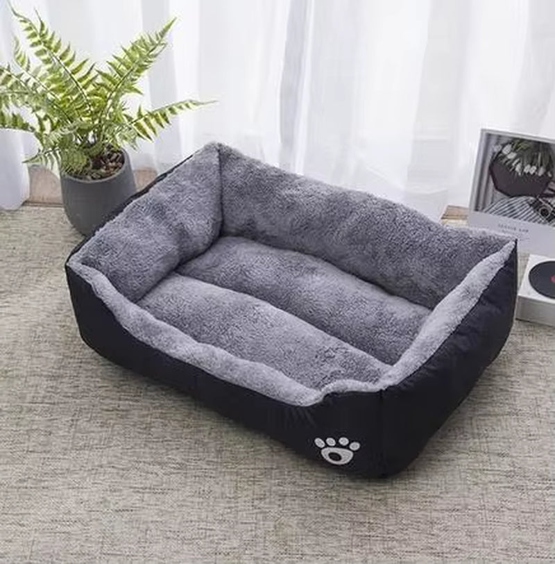 Classical Pet Mat Fashion Dog Kennel Bed House Breathable Cotton Soft Cat Nest Dog Warm Bed for Small Medium Dog