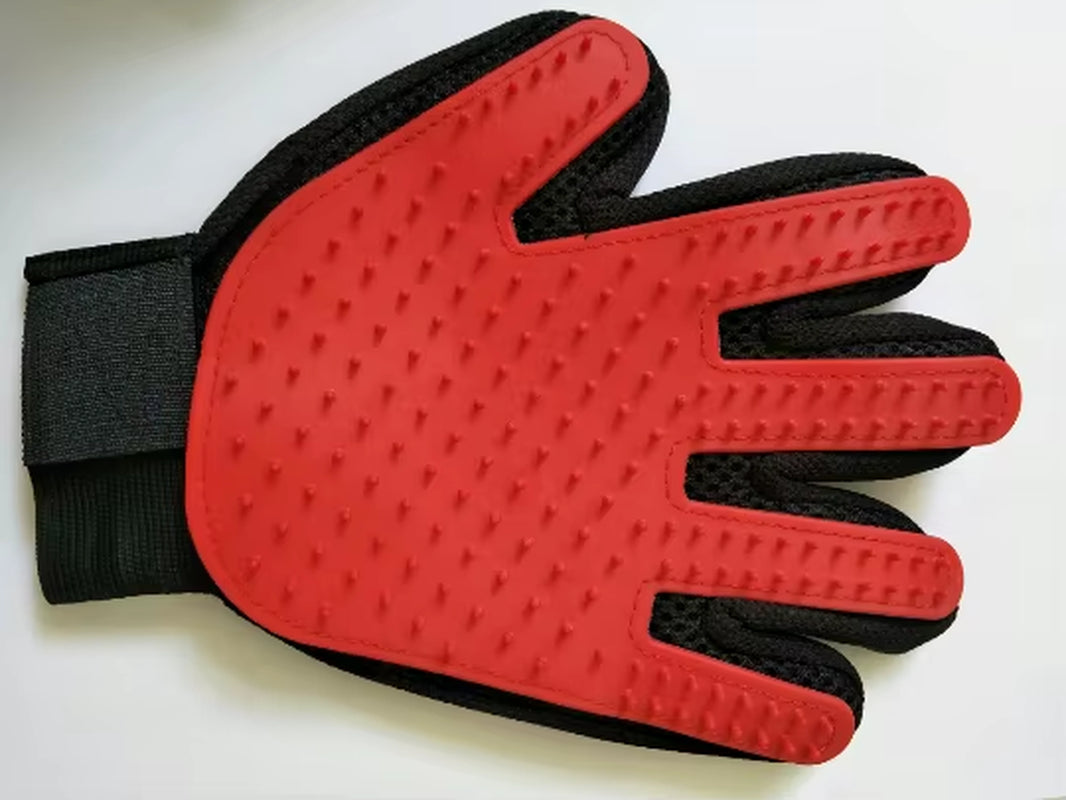 Pet Grooming Glove Cat Hair Removal Mitts De-Shedding Brush Combs for Dog Horse Massage Supplies Accessoies