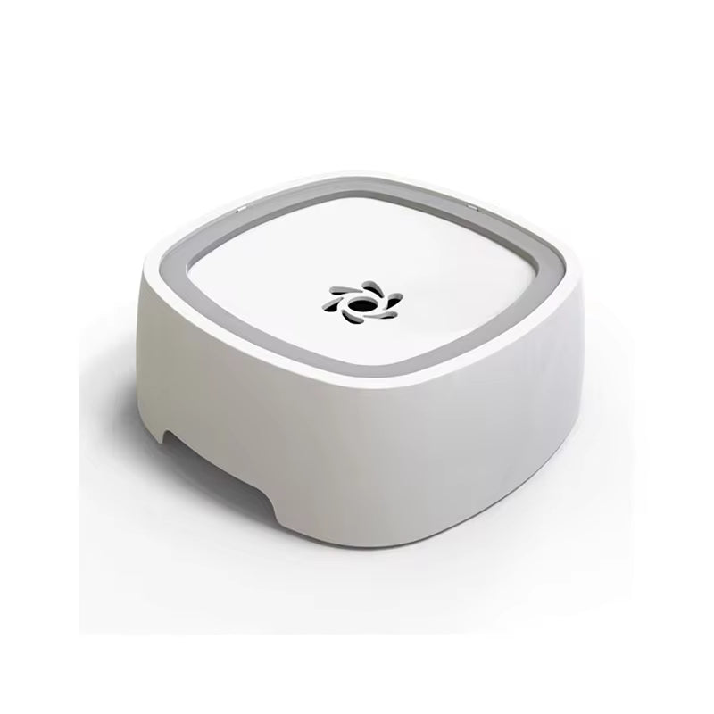Floating Non-Spill Dog and Cat Water Bowl Dispenser - Anti-Overflow Plastic Design